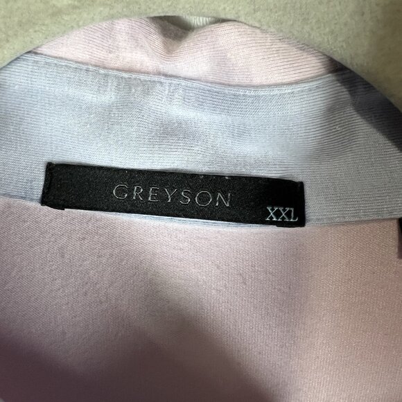 GREYSON GOLF POLO SHIRT XXL PURPLE STRETCH COTTON WOLF -POCKET GOLF CASUAL - Picture 4 of 9